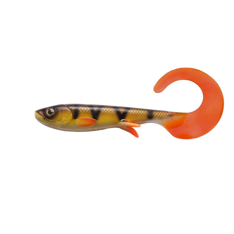 Wolfcreek Lures Curly | Leurre Souple – 22CM · Perch · 1 · 22 · 75