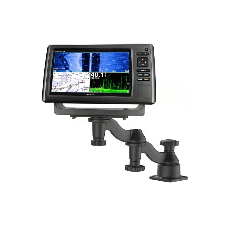 Horizontal Déporté Ram Mounts Double Bras pour Combinés 5 à 12 Pouces – Support