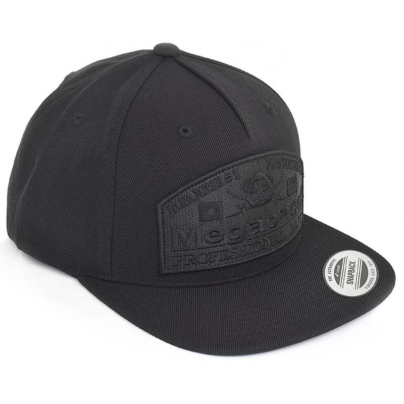 Homme Megabass Snapback Blackout – Casquette – Noir · Noir · Unique