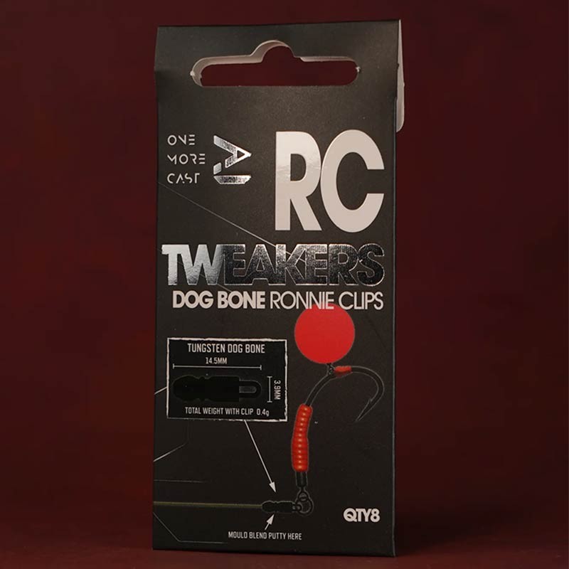 Clip One More Cast Tweakers Dog Bone Ronnie Clip – Noir · 8 · 0.4