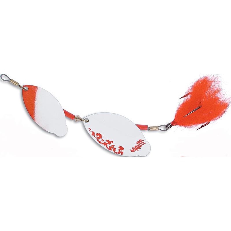 Cuiller Tournante Mepps Tandem Brochet Rouge Blanc Argent – N°3 · 1 · 27
