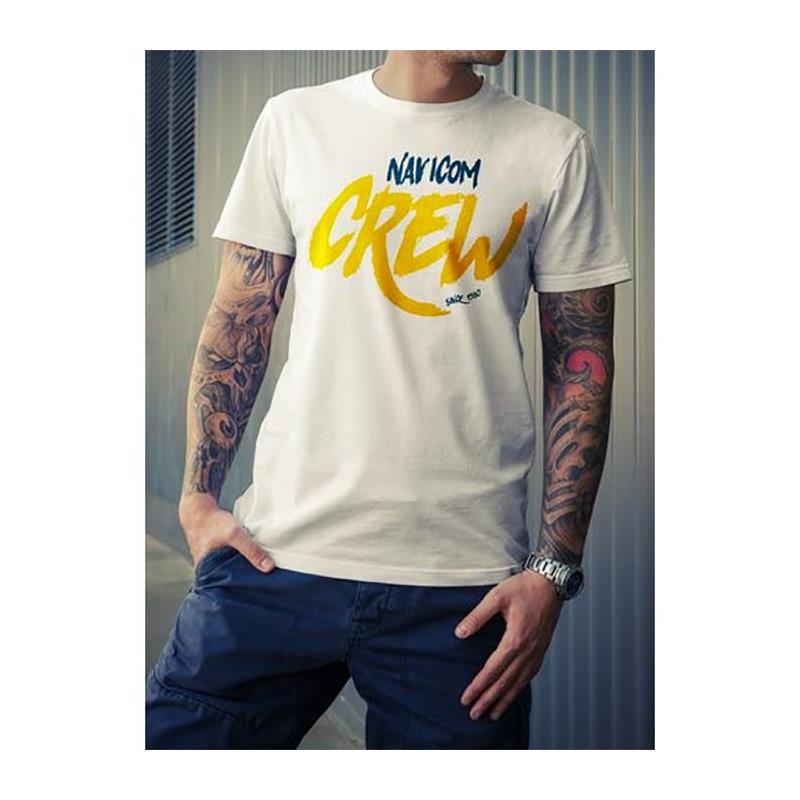Tee Shirt Manches Courtes Navicom – Paint · Blanc · XXL