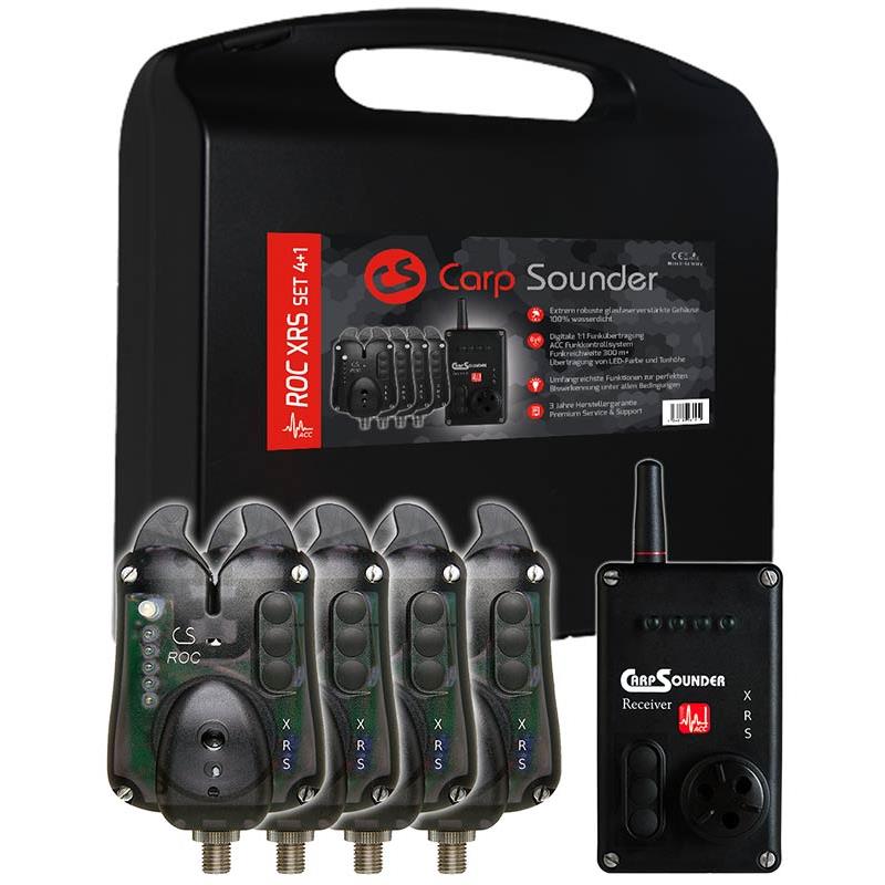 Coffret Détecteur Carpsounder Roc Xrs Blackneon + Centrale – 4