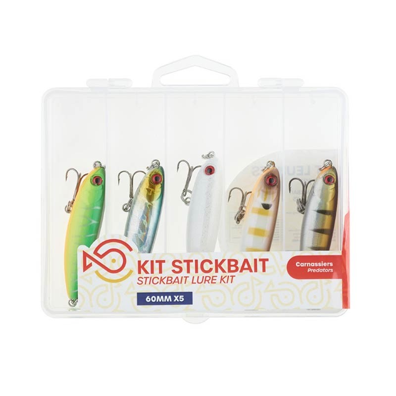 Kit Leurres de Surface Srt Stickbait – 5 · 6