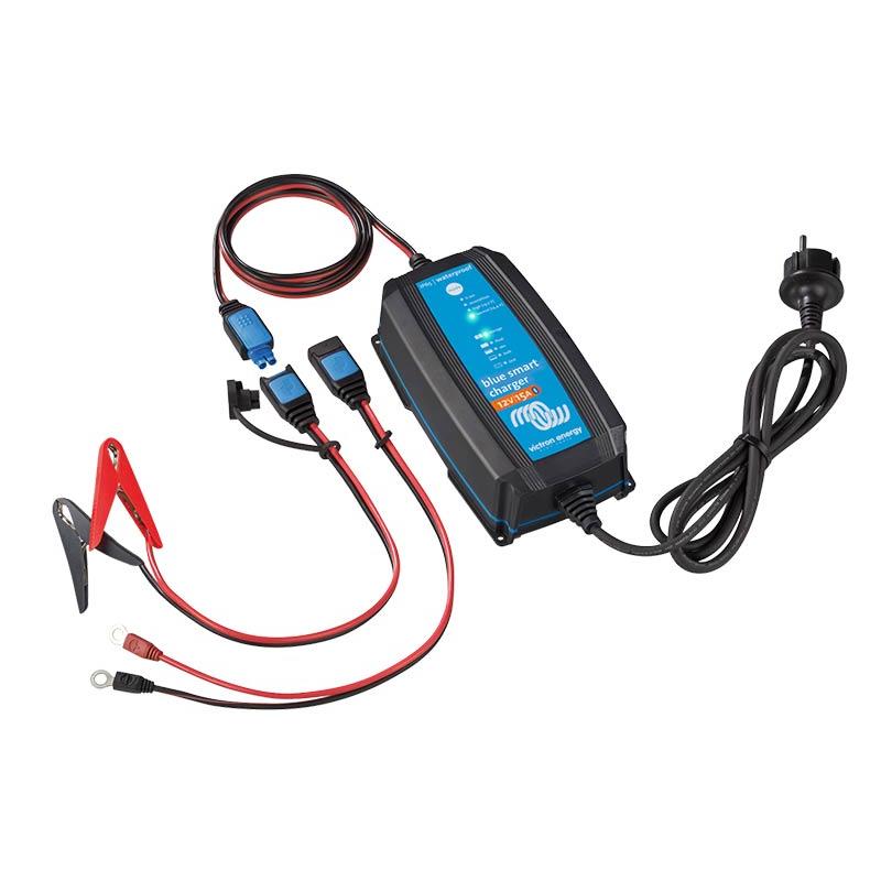Chargeur Victron Energy Blue Smart IP65 Charger 12/15 + Dc Connector – 0.9 / 60 X 105 X 190