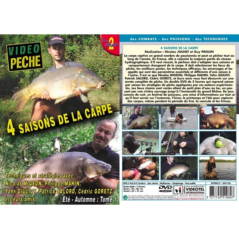 Dvd 4 Saisons de la Carpe – 2