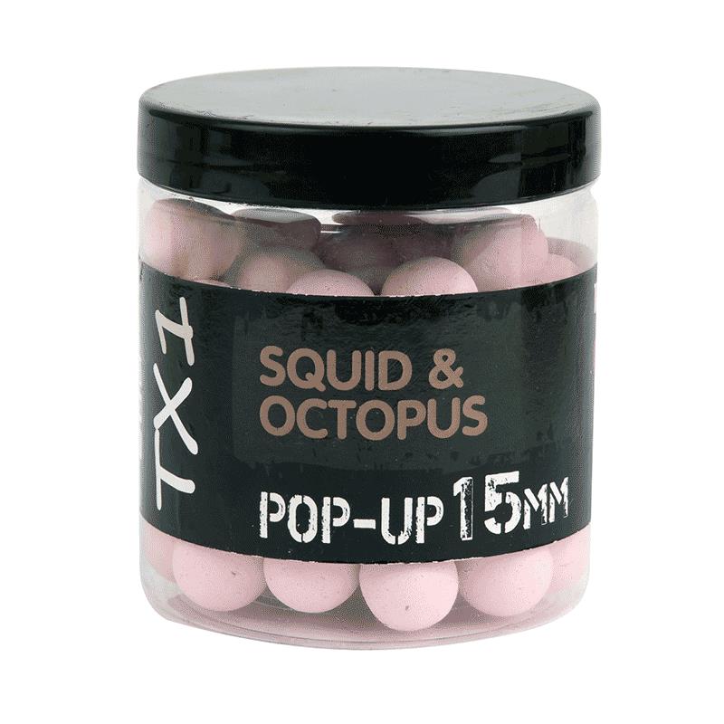 Bouillette Flottante Shimano TX1 POP-UP Squid et Octopus – Rose / 12 / 50
