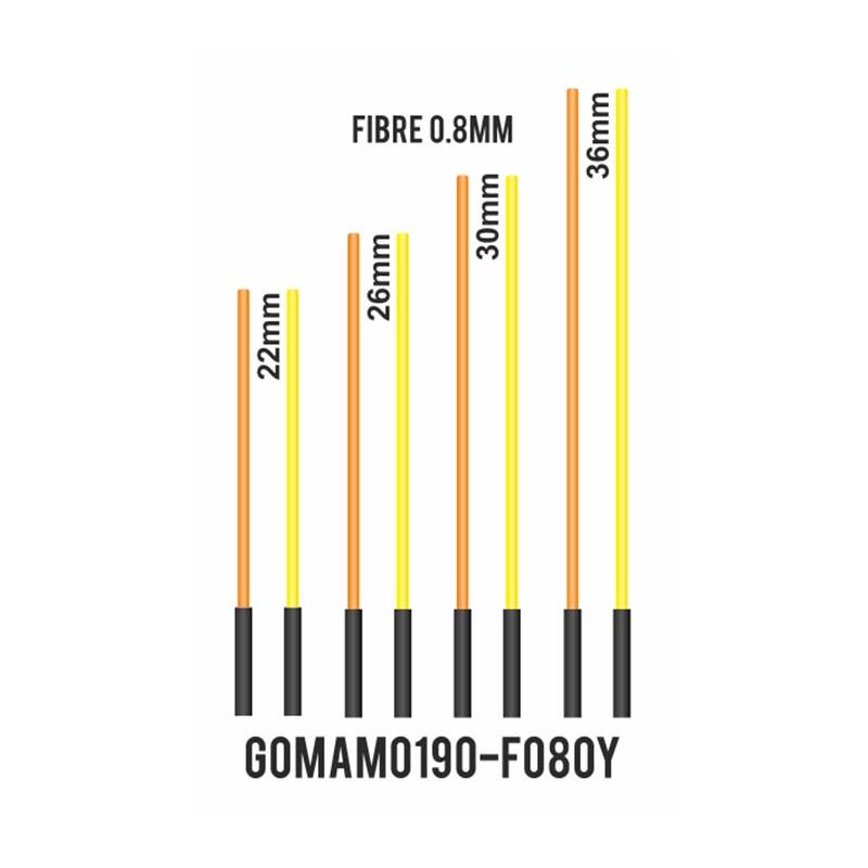 Pack Antennes Flotteurs Garbolino Competition Series Sp A – Rouge-Jaune · 8 · 0.8