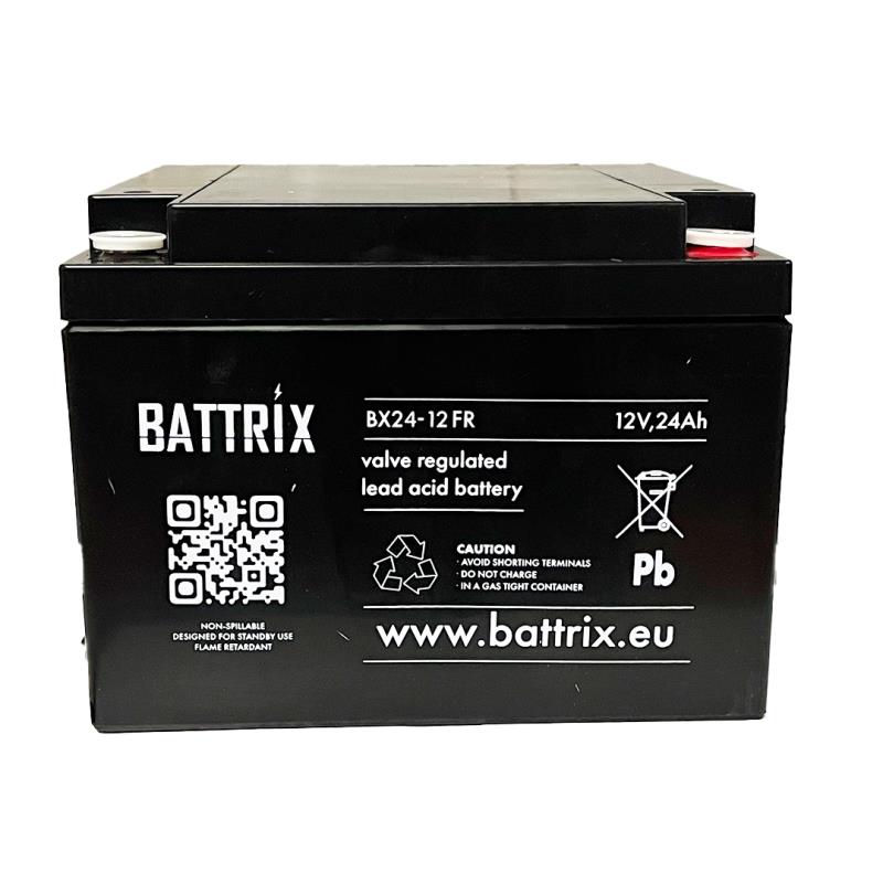 Étanche Battrix 12V 24AH pour Sondeur – Batterie
