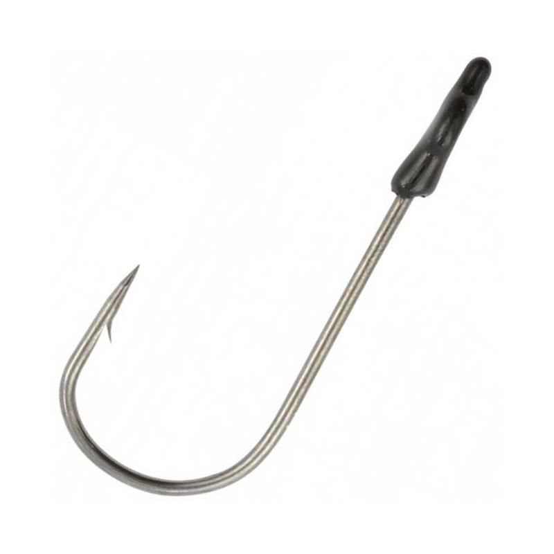 Hameçon Simple Scratch Tackle Trailer Hook – 6 · N°3/0 · Black Nickel