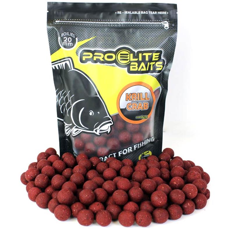 Bouillette Pro Elite Baits Boilies Classic Krill & Crab – 20 / Krill & Crab / 800